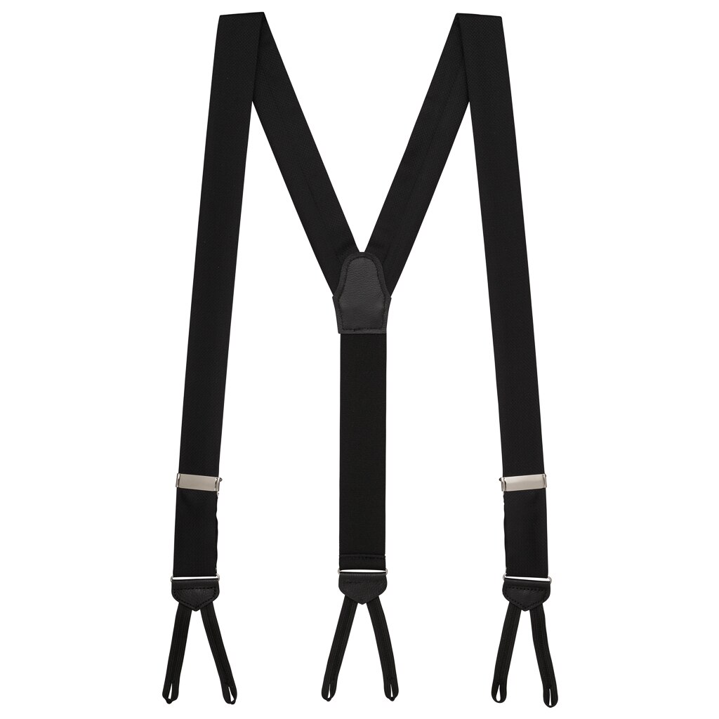 Suspender Store Jacquard Silk Basket Weave Suspenders Runner End