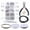 White K Jewelry Repair Kit, variant on GoXteam Jewelry Making Supplies Kit, Luxury Jewelry Repair Tool with Accessories, Jewelry Pliers Jewelry Findings and Beading Wires for Jewelry Repair