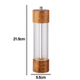 thumbnail image 2 of Premium Acrylic Salt and Pepper Grinder Set, Manual Salt and Pepper Mills- Wooden Shakers, 2 of 5