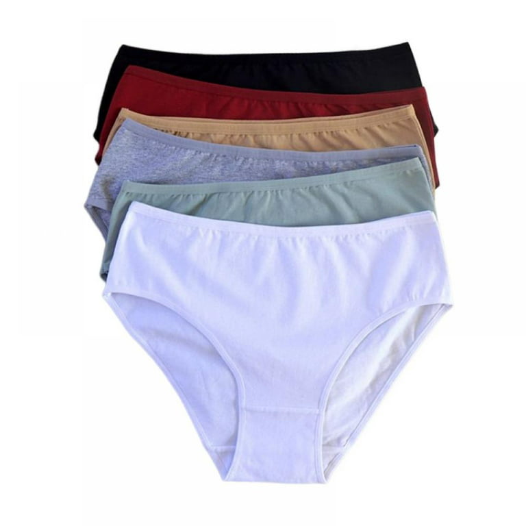 YaShaer Women Cotton Underwear High Waist Briefs Ladies Panties Full  Coverage 5 Pack (Regular & Plus Size) : : Clothing, Shoes &  Accessories