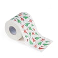 thumbnail image 3 of Wipes,Household Cleaning Clothchristmas Pattern Color Toilet Paper Santa Christmas Tree Printed Tissue, 3 of 6