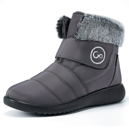 

Womens Winter Snow Boots Faux Fur Lined Warm Waterproof Ankle Boots