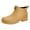 Khaki, variant on Women's Short Rain Boots Waterproof Non Slip Lightweight Garden Rubber Shoes Chelsea Ankle Boots