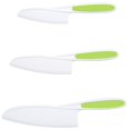 thumbnail image 2 of 3Pcs Fruits Slicer Plastic Kids Vegetable Cakes Cutlery Bread Lettuce Salad Cooking Tableware  Green by, 2 of 9