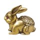 thumbnail image 1 of Figura de conejo de latón Figuras Adorno Lindo Coleccionables Conejo de Pascua en miniatura acostarse, 1 of 9
