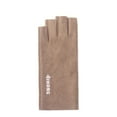 thumbnail image 5 of Njoeus Unisex Half Finger Stretchy Knit Gloves Thin Velvet Gloves Mittens Winter Warm Fingerless Gloves for Women Men, 5 of 5
