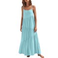 thumbnail image 2 of Gspmoly Robes d'Été pour Femmes 2025, Robe d'Été Décontractée Ample pour Femmes à Bretelles, Longue Maxi de Plage, Robes d'Été pour Femmes, Robes de Mariage pour Femmes, Économies d'Été Liquidation, 2 of 6