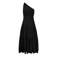 thumbnail image 2 of Ketyyh-chn99 Robes d'Été pour Femmes Tendance 2024 Grande Taille Décontractée Robe de Plage Robe de Plage Automne Décontractée Ample Mini-Robe Noir,G, 2 of 4
