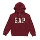 thumbnail image 3 of Sudadera con Capucha y Cierre Completo con Logo GAP para Niños, Marrón Oscuro, Talla XS, 3 of 4