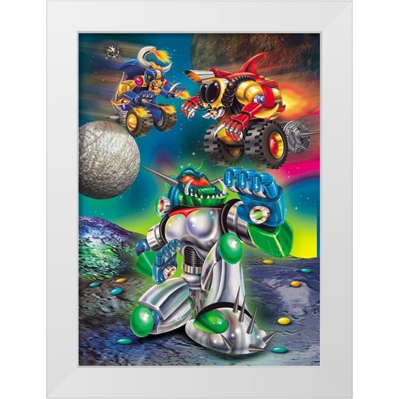 Hoenderkamp, Patrick 11x14 White Modern Wood Framed Museum Art Print Titled - Space 3
