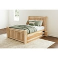 thumbnail image 6 of A-America Amish Highlands Solid Wood King Arch Panel Storage Bed in Natural, 6 of 14