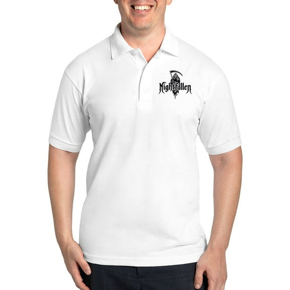 CafePress - Grim Reaper Nightfallen Design - Golf Shirt, Pique Knit Golf Polo