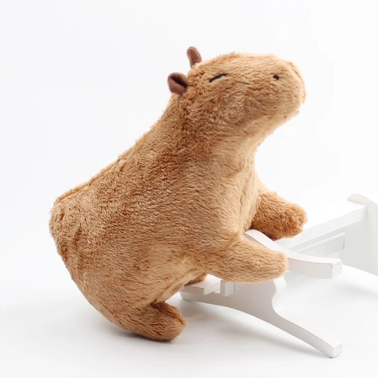 Simulation Fluffty Capybara Stuffed Animals Plush Toy Soft Dolls Real Life  Capybara Dolls Kids Toys Peluche Christmas Gift 8 inch