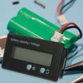 thumbnail image 4 of UPGRATOR 1Jgo Medidor De Batería Para Uso Diario Voltímetro Indicador De Energía Duradero Negro, 4 of 7