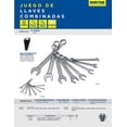 thumbnail image 2 of Juego 8 Llaves Combinadas Métricas Surtek Rack F14M, 2 of 2
