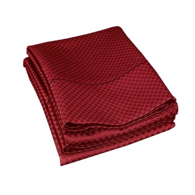 Impressions CR800KGPC CHBG 800 King Taie d'Oreiller Coton Riche - Bordeaux