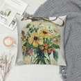 thumbnail image 2 of Nawypu  Spring Summer Flowers Pillow Covers Yellow Floral Green Leaves Vase Decorative Pillow Cases Throw Pillows Farmhouse Home Decor for Sofa Couch Cushion Outdoor, 2 of 5
