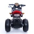 thumbnail image 3 of HappyToysWorldKids Electric Motorcycle 3 Wheels, Ride On Toy with App Control & Music, Light-Up Wheels for Boys Girls Ages 3-8, Battery Powered Motorbike with Safety Training Wheels, 3 of 7