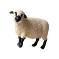 thumbnail image 2 of 1PC Realistic Sheep Model Simulated Animal Decor Plastic Art Craft Desktop Ornament for Kids, 2 of 8