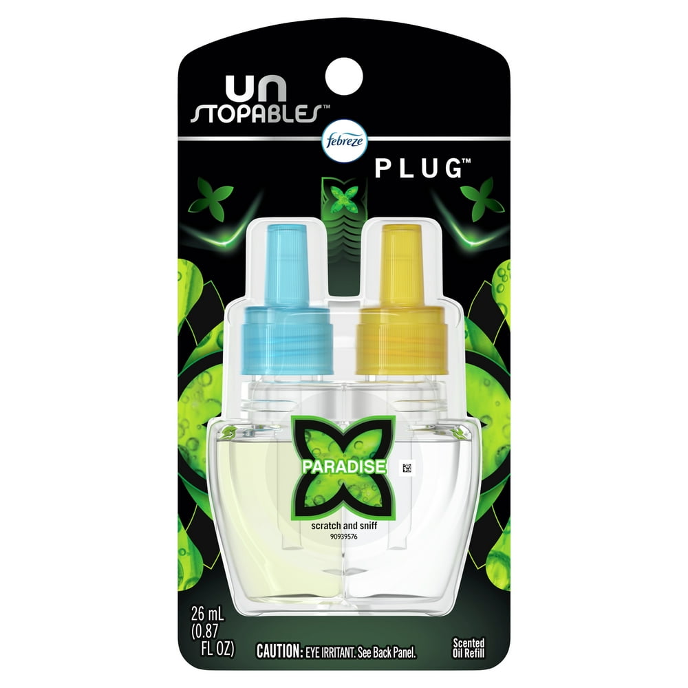 Febreze Unstopables OdorEliminating Plug Air Freshener Refill