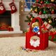 thumbnail image 4 of Bolsa de regalo navideña de poliéster B Ag, embalaje de manzanas de Nochebuena, caja de regalo, alces navideños, muñeco de nieve, árbol, Happy Five, decoraciones de Halloween opcionales, decoración de, 4 of 6
