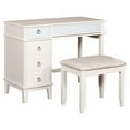 thumbnail image 3 of Riverbay Furniture Ensemble de Coiffeuse de Chambre 2 Pcs en Blanc, 3 of 6
