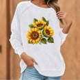 thumbnail image 3 of Gibobby Casual Sudadera para Mujer Sudadera de Forro Polar Sudadera para mujer(Blanco,M), 3 of 4