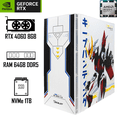 thumbnail image 1 of Pc Gamer Ryzen 5 8500g 64gb Ram Ddr5 Nvme 1 Tb Rtx 4060 +80, 1 of 3