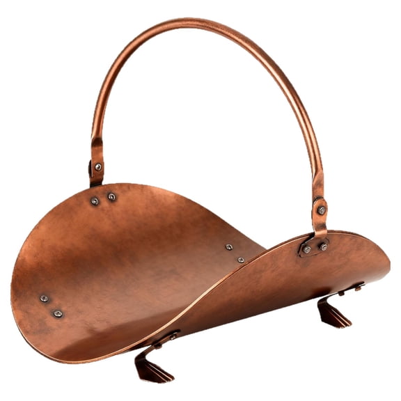 Firewood Rack Log Stand Holder Iron Construction Compact Size Indoor Outdoor Fireplace Storage