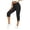 Black, variant on Womens Capri Cargo Pants Relaxed Fit Cargo Hiking Pants Comfort Women Cargo Pants