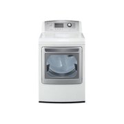 LG SteamDryer DLGX5171W - Dryer - width: 27 in - depth: 28.4 in - height: 45.4 in - front loading - white