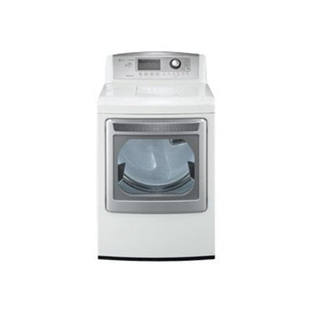 LG SteamDryer DLGX5171W - Dryer - width: 27 in - depth: 28.4 in - height: 45.4 in - front loading - white