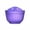 Purple, variant on Shipiny Indoor Outdoor Wall Mounted Planters with Drainage Holes, Sturdy Hanging Flower Pots, Perfect for Balconies and Terraces Greenery Decoration., Blue