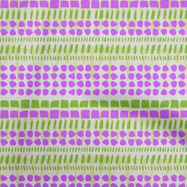oneOone Jersey en Viscose Violet Tissu à Pois Matière de Robe Tissu Imprimé Tissu au Mètre 60 Pouces de Large