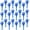 Blue, variant on 24 Pieces Black Hand Clappers 7.5 Inch Clappers Noisemakers Noise Makers Party Favors Plastic Party Clapper for Sporting Events Cheers Ball Dance Basketball Football Noisemakers（Black）