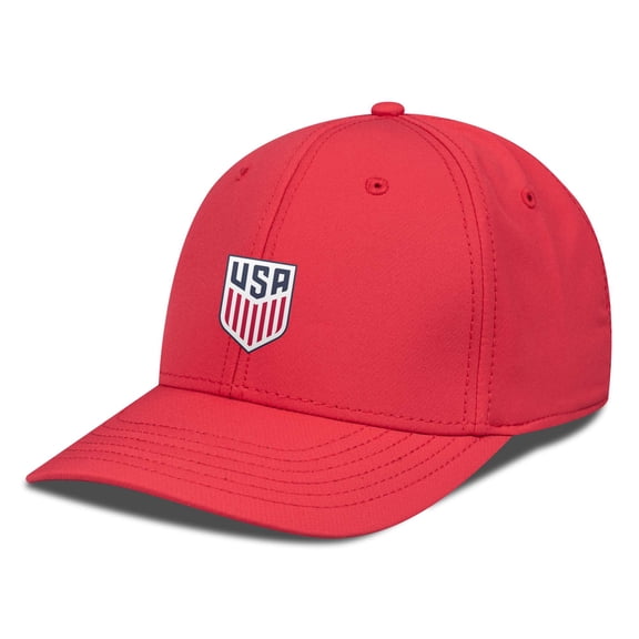 Men's Levelwear Red USMNT Rise Patch Flex Hat