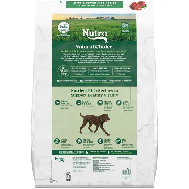 Natural Choice Adult Large Breed Dry Dog Food Lamb Brown Rice Recipe
