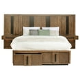 thumbnail image 3 of Terrace 2-piece Wall Panel with Nightstand Set Ash Brown, 3 of 7
