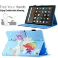 thumbnail image 4 of Case for All-New Amazon Fire 7 Tablet (Only fit 12th Generation, 2022 Release) - Multiple Viewing Angles Stand Smart Protective Wallet Case with Auto Sleep/Wake Feature, Unicorn Star, 4 of 7