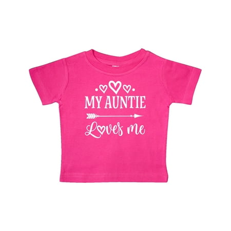 

Inktastic Auntie Loves Me Baby Clothes Gift Baby Boy or Baby Girl T-Shirt