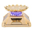 thumbnail image 2 of Solar Showcase 360 giratorio reloj teléfono joyería anillo soporte de exhibición (oro), 2 of 5