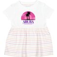 thumbnail image 3 of Inktastic Aruba Vacation Cruise Girls Baby Dress, 3 of 5