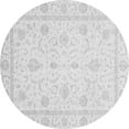 thumbnail image 1 of Ahgly Company Indoor Round Oriental Gray Traditional Area Rugs, 7' Round, 1 of 4