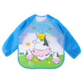 thumbnail image 3 of Babero Impermeable de Manga Larga, Delantal con Babero para Bebé de 4 Piezas, Delantal de Alimentación para Juegos, Delantal de Pintura, Babero Impermeable Unisex para Bebés de 6 Meses a 3 Años, 3 of 5