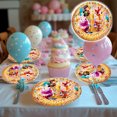 thumbnail image 4 of 24 Pz Plato Cartón Premium Pastelero Fiesta De Cumpleaños Felicidades 1, 4 of 4