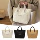 thumbnail image 2 of Bolso grande de lona para mujer: elegante, informal y versátil, perfecto para mamás, oficinistas y estudiantes., 2 of 5