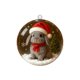 thumbnail image 2 of Bola de Adorno para Árbol de Navidad | Colgante Esférico de Cristal Transparente con Minianimales, Gorros y Bufandas de Papá Noel | Decoración Navideña de Plástico Multicolor | Regalo de Navidad | De, 2 of 6