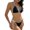 C-Black131, variant on Bikini Two Piece Swimwear For Women Beach Summer Triangle Bathing Suit Halter Side Tie Swimsuits Textured Trendy Beachwear