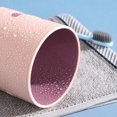 thumbnail image 4 of Juego de 2 vasos de plástico gris TANGJMXG para cepillos de dientes para baño 7,5 x 9,5 cm, 4 of 5