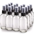 thumbnail image 1 of Botella de aerosol Wedama Fine Mist Glass de 120 ml (paquete de 16, transparente), 1 of 7